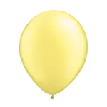 Latexballon Metallic – Gelb | Zitronengelb