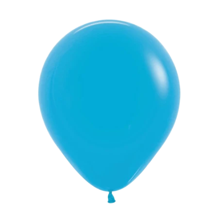 Blauer Pastell-Latexballon in klassischer Tropfenform