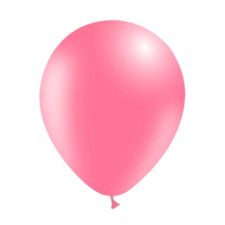 Dunkelpinker Latexballon in klassischer Tropfenform