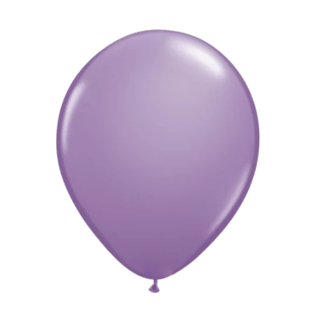 Frühlingsfliederfarbener Latexballon in klassischer Tropfenform