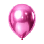 Latexballon Spiegelglanz – Fuchsia | Mirror-Effect