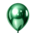 Latexballon Spiegelglanz – Grün | Auroragrün