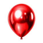 Latexballon Spiegelglanz – Rot | Mirror-Effect