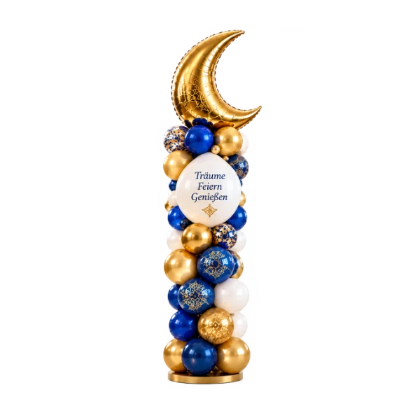 Ballonsäule Organic Style – Orientalisch-Elegant