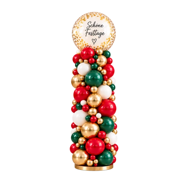 Ballonsäule Organic Style – Weihnachten