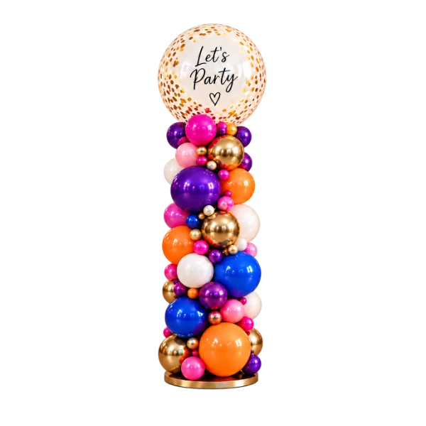 Ballonsäule Organic Style – Party und Gute Laune