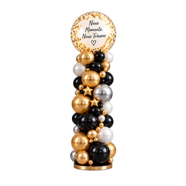 Ballonsäule Organic Style – Silvester